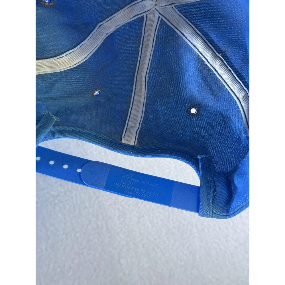 Vintage Dresser K-Products Hat Cap Snap Back Mens One Size Blue‎ Twill Patch